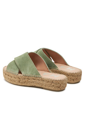 Manebi Espadrile Hamptons Double Sole X Bands Sandals R 6.6 DX Zelena