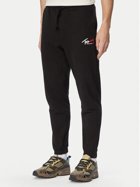 Tommy Jeans Tommy Jeans Долнище анцуг DM0DM23903 Черен Regular Fit