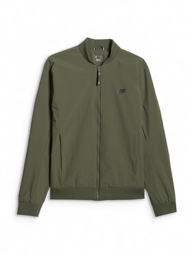 4F 4F Kurtka przejściowa MIDSHOP TEXTILE Khaki Regular Fit