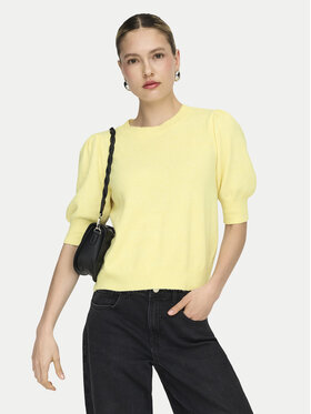 ONLY ONLY Kampsun Rica 15318551 Kollane Regular Fit