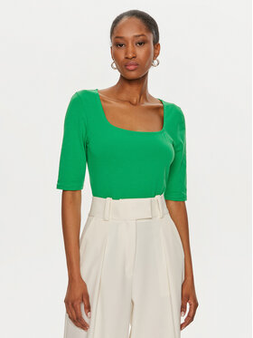 United Colors Of Benetton United Colors Of Benetton Bluse 3903D4014 Grün Slim Fit