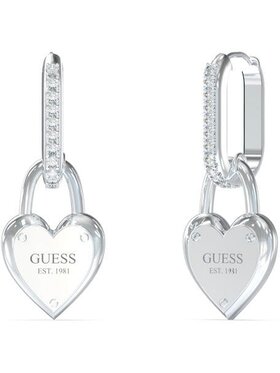 Guess Guess Kolczyki JUBE04213JWRHT/U Srebrny
