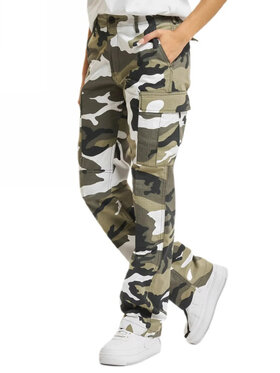Brandit Brandit Spodnie materiałowe 11007.15 Khaki Cargo Fit