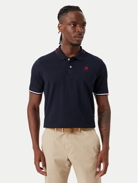 Beverly Hills Polo Club Beverly Hills Polo Club Polo P-SS26M-P2525 Tumši zils Regular Fit