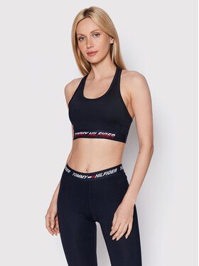 Tommy Hilfiger Tommy Hilfiger Biustonosz top Mid Intensity S10S101112 Granatowy