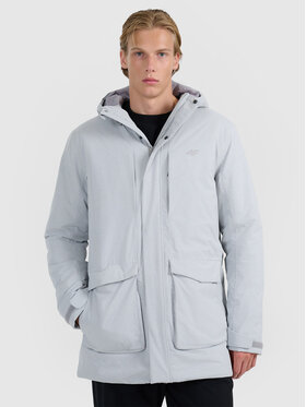 4F 4F Parka URBAN COMMUTER Szary jasny Regular Fit