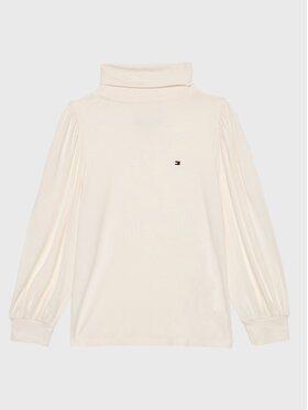 Tommy Hilfiger Tommy Hilfiger Rollkragenpullover KG0KG06895 M Écru Regular Fit