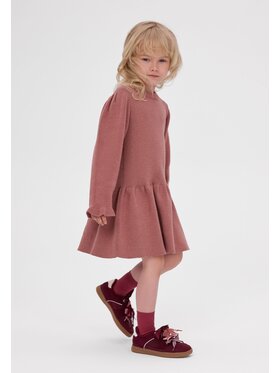 minoti minoti Sukienka dzianinowa 32KNIT107 Miedziany Regular Fit