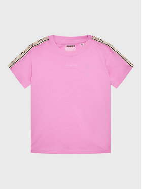 Guess Guess T-Shirt J3RI47 I3Z14 Różowy Regular Fit