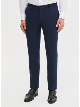 Pako Lorente Pako Lorente Spodnie garniturowe P25SF-6G-021 Granatowy Slim Fit