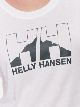 Helly Hansen T-shirt Nord Graphic 62985 Bijela Regular Fit