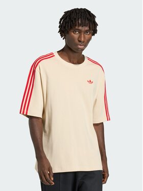 adidas adidas T-Shirt 159141 Beżowy Oversize