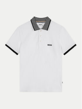 BOSS Boss Tricou polo J51177 S Alb Slim Fit