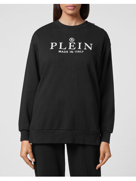 PHILIPP PLEIN PHILIPP PLEIN Bluza 8459 Czarny Regular Fit