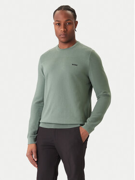 BOSS BOSS Пуловер Momentum-X CN 50547507 Зелен Regular Fit