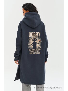 NAOKO NAOKO Mikina Dobby the Brave Čierna Regular Fit