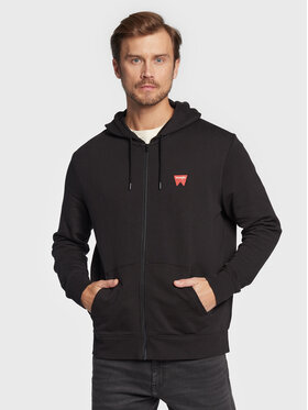Wrangler Wrangler Felpa Zip Thru W664HA100 112320252 Nero Regular Fit