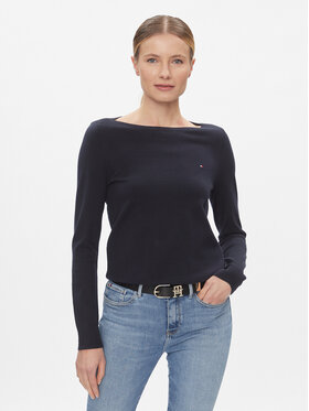 Tommy Hilfiger Tommy Hilfiger Svetr WW0WW42050 Tmavomodrá Regular Fit