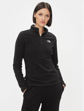 The North Face The North Face Fleecová mikina W 100 Glacier 1/4 Zip - EuNF0A855MJK31 Černá Regular Fit