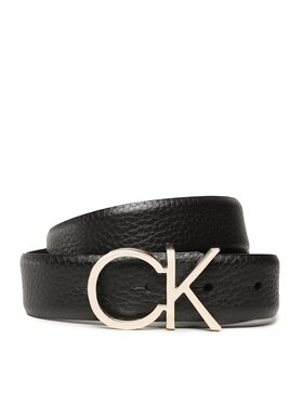 Calvin Klein Calvin Klein Moteriškas Diržas Re-Lock Ck Logo Belt 30 Mm Pbl K60K610413 Juoda