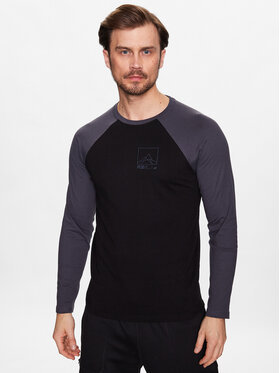 4F 4F Longsleeve H4Z22-TSML011 Czarny Regular Fit