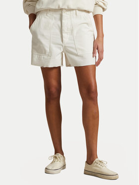 Polo Ralph Lauren Polo Ralph Lauren Šortky z materiálu 211949934002 Écru Relaxed Fit