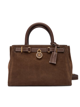 Tommy Hilfiger Tommy Hilfiger Rankinė American Icon Mini Tote Suede Le AW0AW18202 Ruda
