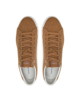 Tommy Hilfiger Tenis Superge Th Hi Vulc Low Summer Cvs FM0FM05056 Khaki