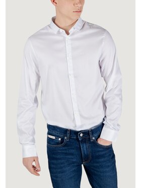 Armani Exchange Armani Exchange Camicia 8NZC49 ZNYXZ Bianco Long Fit