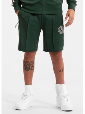 PITBULL PITBULL Szorty materiałowe AUTOMATIC Zielony Regular Fit