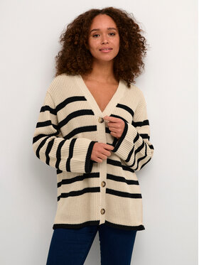 Kaffe Kaffe Kardigan Cilla 10507575 Beež Loose Fit