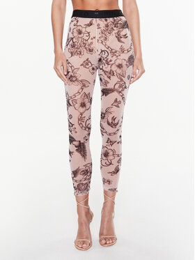 Pinko Pinko Legginsy Ginseng 100246 A0NW Beżowy Slim Fit