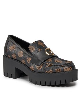 Guess Guess лоуфъри с дебела подметка Wanye FL8WYE Кафяв