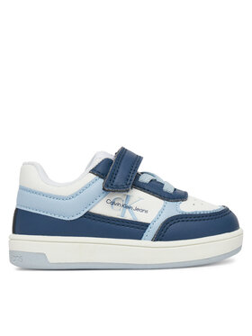 Calvin Klein Jeans Calvin Klein Jeans Сникърси Low Cut Lace-Up/ Velcro Sneaker V1X9-82078-1355 M Син