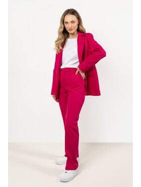 Awama Awama Spodnie damskie A713 Fioletowy Basic Fit