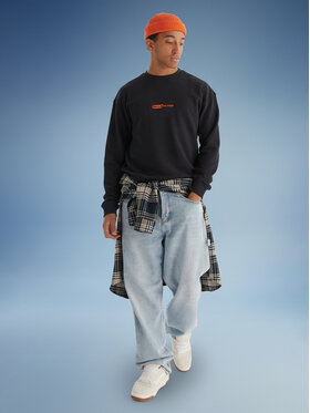 Billabong Billabong Džemperis ar kapuci EBYFT00153 Melns Regular Fit