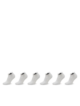 adidas adidas Skarpety Niskie Unisex Thin and Light Sportswear Ankle Socks 6 Pairs HT3430 Biały