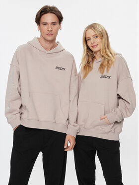 2005 2005 Džemperis ar kapuci Unisex Basic Bēšs Relaxed Fit