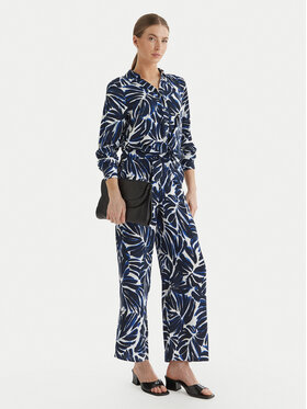 ONLY ONLY Auduma bikses Nova 15264446 Tumši zils Regular Fit