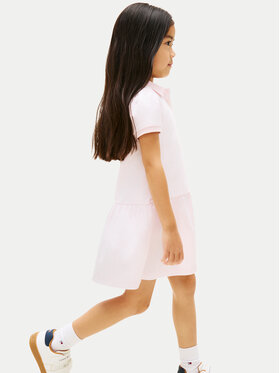 Tommy Hilfiger Tommy Hilfiger Φόρεμα καλοκαιρινό KG0KG09171 Ανοιχτό ροζ Regular Fit