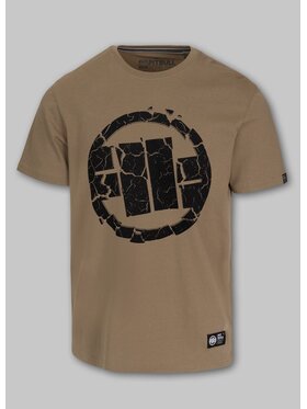 PITBULL PITBULL T-Shirt Koszulka męska SCRATCH 3XL Beżowy Regular Fit