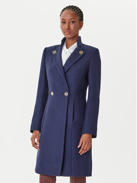 Rinascimento Rinascimento Cappotto di lana CFC0126218003 Blu scuro Regular Fit
