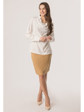 QUIOSQUE QUIOSQUE Blúzka PARIS BLOUSE Biela Regular Fit