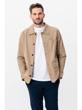 TeeShoppen TeeShoppen Koszula 'Basic Collection' Beżowy Regular Fit