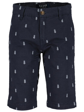 Blue Seven Blue Seven Szövet rövidnadrág 643559 X Sötétkék Regular Fit
