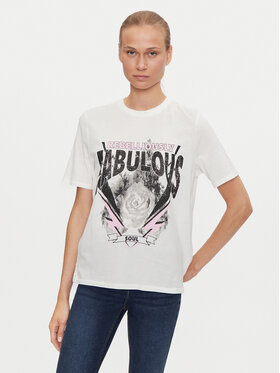 ONLY ONLY T-Shirt Lulu 15307345 Biały Regular Fit