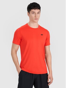 4F 4F Maglietta tecnica 4FWAW25TFTSM1521-62S Rosso Regular Fit