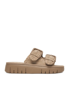 Roxy Roxy Klapki CWBEOB-HY62277-10 Beżowy