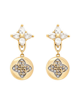 Guess Guess Náušnice JUBE06 470JW Zlatá