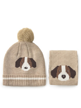 Mayoral Mayoral Set Schal und Mütze 10018 Beige